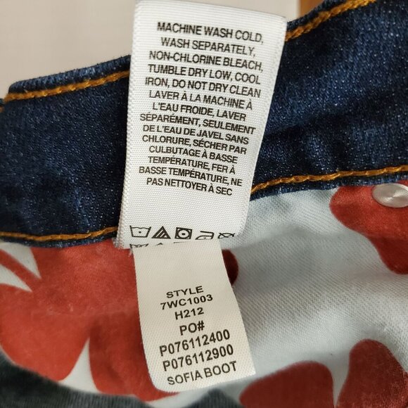 Lucky Brand Sofia Bootcut Jeans Women Size 6/28 Dark Blue Denim Vintage Y2K - Picture 11 of 14